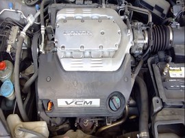 2008 HONDA ACCORD, GRAY, EX-L, 3.5L, AT,  A25128